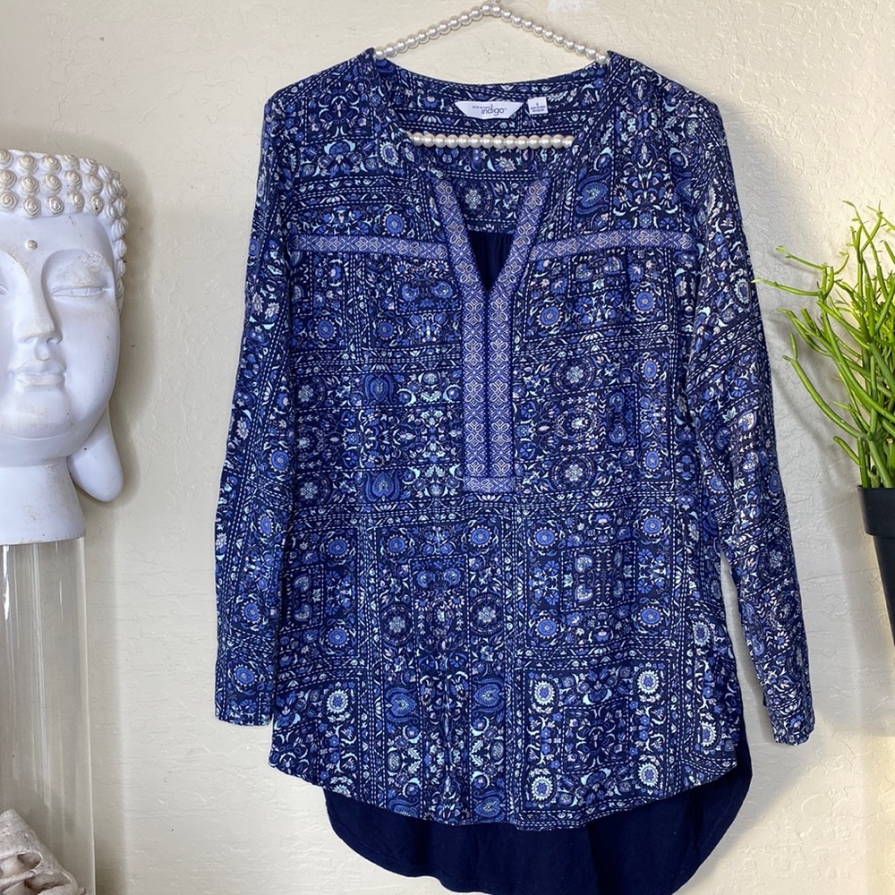 Boho cotton tunic - Picture 2 of 3